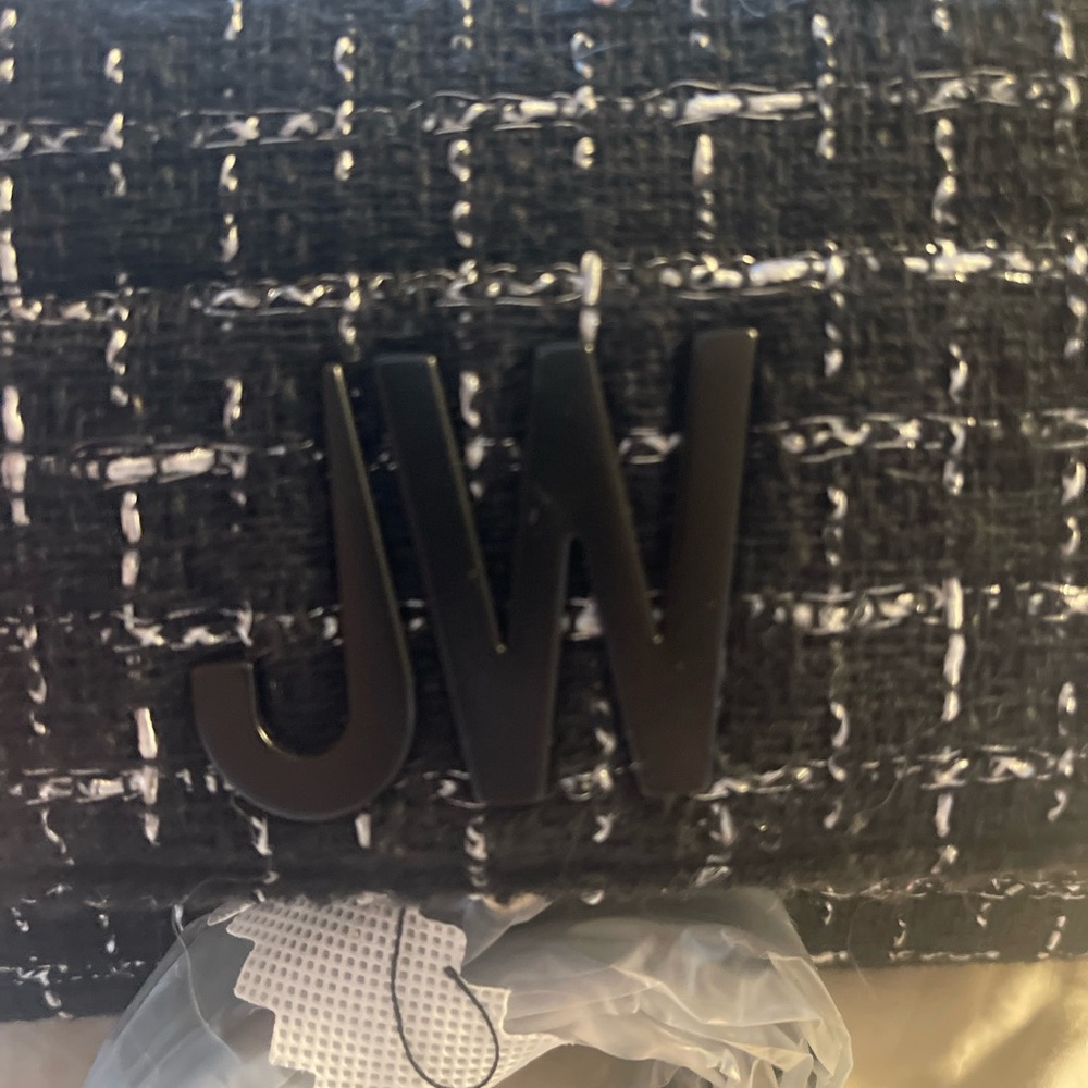 Jason Wu Mini Black Tweed Crossbody Top Handle Bag Brand New - Picture 5 of 10